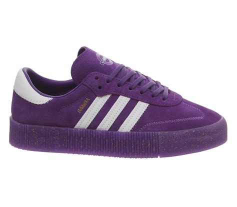 adidas schuhe mit lila streifen